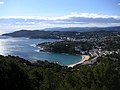view to the beach of Llafranc and Calella de Palafrugell