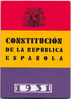 Spanish Constitution of 1931 Former constitution of Spain