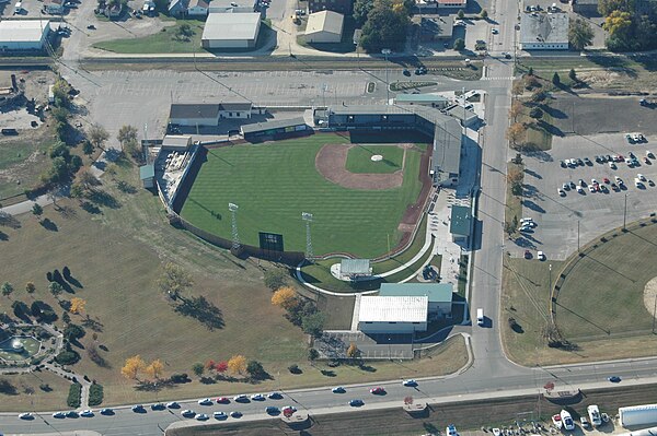Ashford Field. Formerly Alliant Energy Field and Riverview Stadium