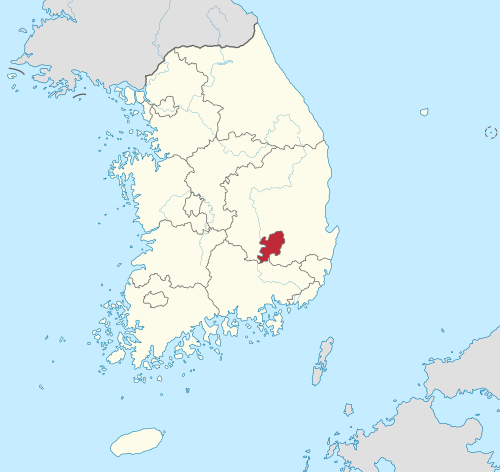 Daegu-gwangyeoksi in South Korea.svg