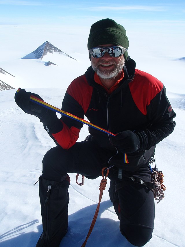 David Neacșu în Antarctica, Mt Vinson 2009