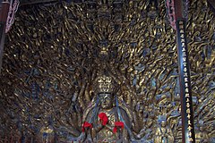 The Thousand-armed manifestation of Guanyin at Baodingshan