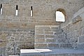 Derbent citadel Naryn-Kala and ancient structures inside the citadel. The curtain wall and the stairs.jpg