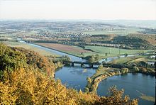 Blick nach Süden über den See