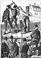 Kagstrygning i 1868 i Østrig af kvinde, der har myrdet sin mand.