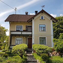 Dorfstraße in Polling