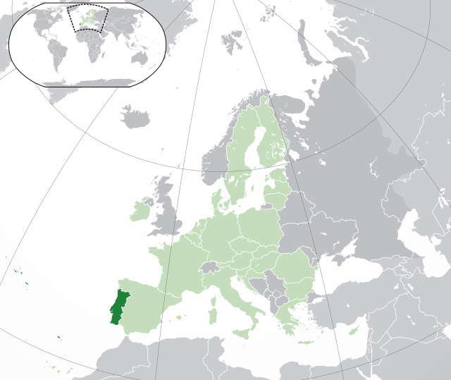 Location of Portugal