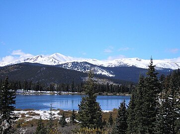Echo Lake along the Mount Evans Scenic Byway