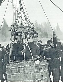 Major Emil Messner (rechts) und Hauptmann Walo Gerber, 1915