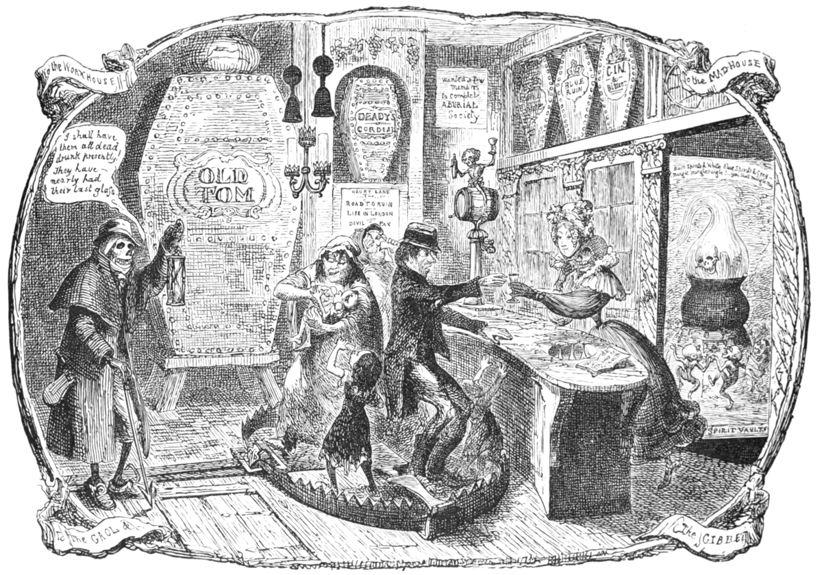 File English Caricaturists 13 The Gin Shop Png Wikimedia Commons