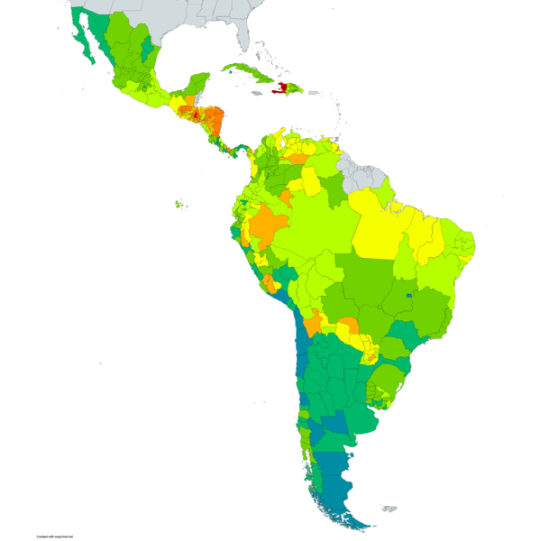 File:Entidades Subnacionales de América Latina por IDH - Tramos.png