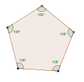 正五角形も五等角五角形の一つである。