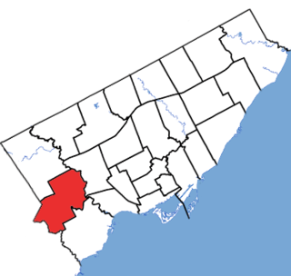 <span class="mw-page-title-main">Etobicoke Centre (federal electoral district)</span> Federal electoral district in Ontario, Canada