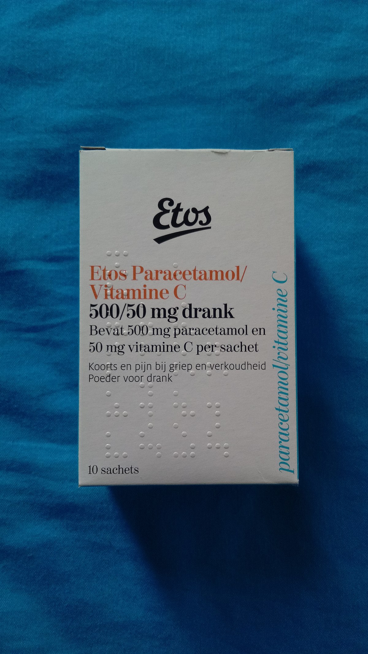 gastvrouw Ik geloof Hymne File:Etos Paracetamol - Vitamine C, Winschoten (2019) 01.jpg - Wikimedia  Commons