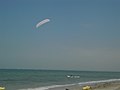 Exoplane avec une voile de Kite surf