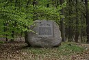 Forester's cemetery and memorial stone for those who fell in the First World War