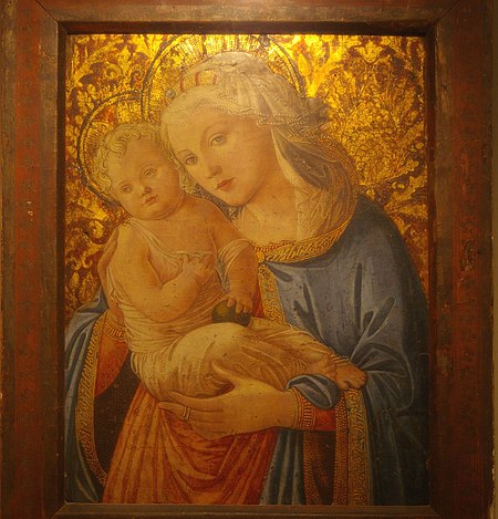 Filippo Lippi (scuola) Madonna con Bambino, XVI sec..JPG