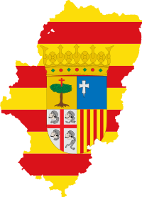 Flag map of Aragón.svg