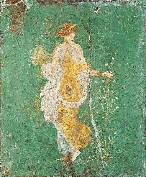 File:Flora, fresco Villa of Ariadne in Stabiae near Pompei, c. 15-45 AD (38594045730).jpg