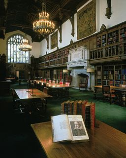 <span class="mw-page-title-main">Folger Shakespeare Library</span> Independent research library in Washington, D.C.