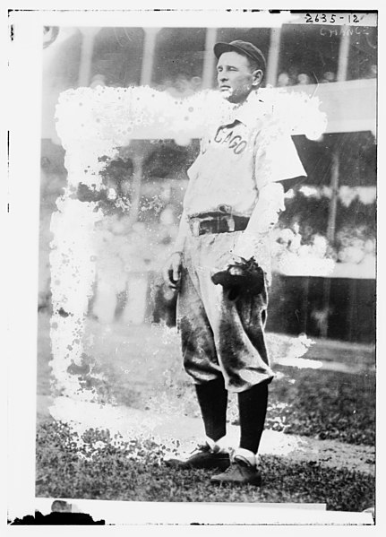 File:Frank Chance, Chicago NL, at Polo Grounds, NY (baseball) LCCN2014692534.jpg