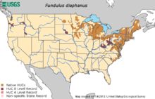 Fundulus diaphanus range map.png