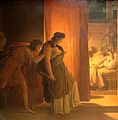 Gérin Clytemnestre hésitant avant de frapper Agamemnon endormi Louvre 5185.jpg