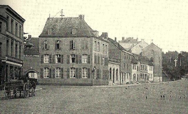 View of Eupen in 1900 when the territory was under German rule