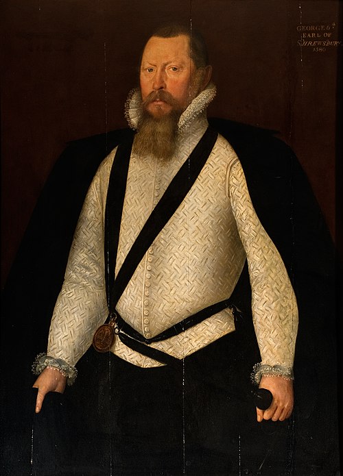 1580 portrait of George Talbot, 6th Earl of Shrewsbury