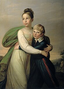 Prinz Albrecht und seine Schwester Prinzessin Luise (Gemälde von Gerhard von Kügelgen) (Quelle: Wikimedia)