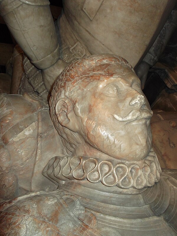 Gilbert Gerard (before 1523–1593), Attorney General 1559–81, Master of the Rolls 1581–93. Gerard Chapel, Church of St John the Baptist, Ashley, Staffo