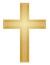 Gold Christian Cross no Red.svg