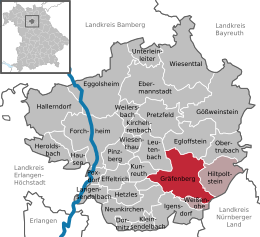 Gräfenberg - Carte