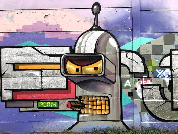Bender's graffiti in Budapest, Pestszentlőrinc district