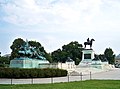 Memorial to President Grant in front of the US Capitol.