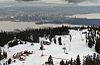 Skiing with views on Grouse Mountain