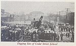 Technical High School
Corner Stone laying and earth breaking c. 1912 HCTHS-1912-cedardig.jpg