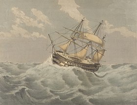 Suuntaa-antava kuva artikkelista HMS Waterloo (1818)