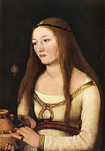 Retrato de Katharina Schwarz (1509-1510) no Schlossmuseum Gotha.