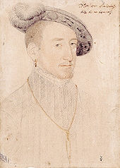 Henry, Duke of Orleans, by Corneille de Lyon. During his childhood, Henry spent almost four and a half years as a hostage in Spain, an ordeal that marked him for life, leaving him introverted and gloomy. Henry II, king of France.. F Clouet.jpg