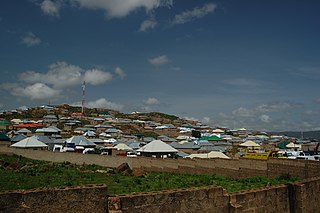 Jos Town in Plateau State, Nigeria