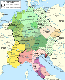 1032 : le Second Royaume de Bourgogne dans le Saint Empire.