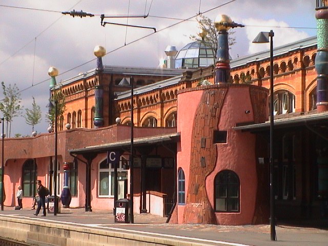 The Hundertwasser station in Uelzen