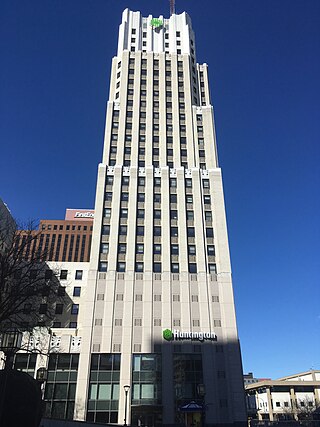 <span class="mw-page-title-main">Huntington Tower</span> Office building in Akron, Ohio, United States