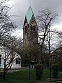 Alter Turm der Friedenskirche in der Flurstraße