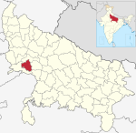 India Uttar Pradesh districts 2012 Firozabad.svg
