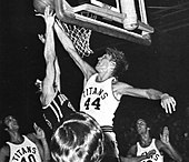 Jack Sikma starred in the first McDonald's Open in 1987 for Milwaukee Bucks. Jack Sikma IWU.jpg