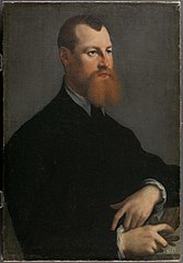 Portrait de Sigismond Auguste (1520-1572) tenant ses gants
