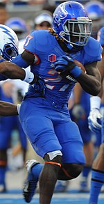 Ajayi with Boise State in 2013 Jay Ajayi (cropped).JPG