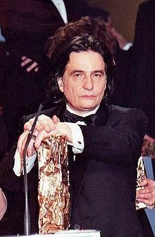 Jean-Pierre Léaud na předávání Césarů v roce 2000